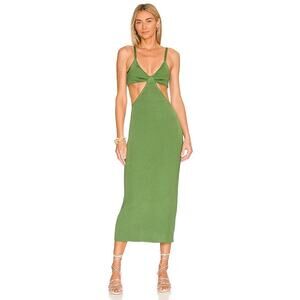 Cult Gaia Green Maxi Dress